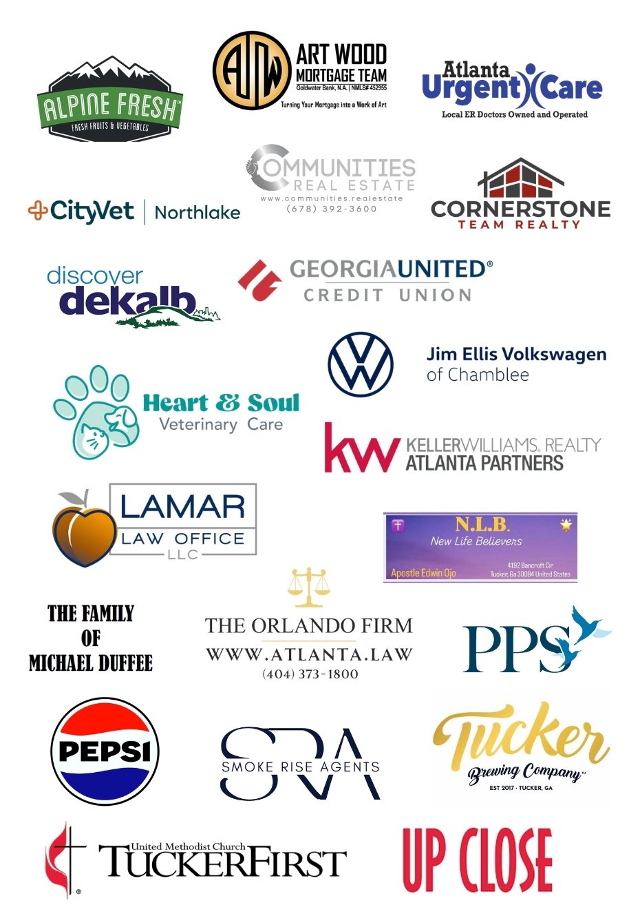 Taste of Tucker_2025 Sponsors Taste of Tucker - 2025 Sponsors